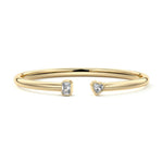 Two Stone Diamond Bangle