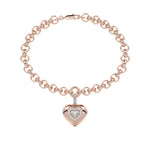 Diamond Heart Bracelet