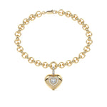 Diamond Heart Bracelet