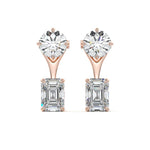 Solitaire Stud and Ear Jacket