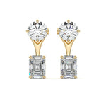 Solitaire Stud and Ear Jacket