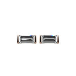 Baguette Diamond Studs