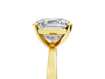 Asscher Cut Diamond Solitaire Engagement Ring in Yellow gold with Prong Setting_23
