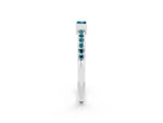 Baguette Blue Topaz Pavé Band in Silver with Bar Setting_2