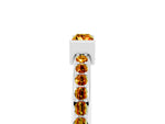 Baguette Citrine Pavé Band in Silver with Bar Setting_5