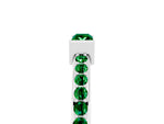 Baguette Emerald Pavé Band in Platinum with Bar Setting_5