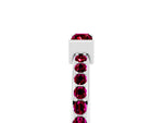Baguette Garnet Pavé Band in Platinum with Bar Setting_5