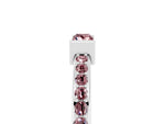 Baguette Morganite Pavé Band in Platinum with Bar Setting_5