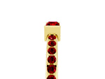 Baguette Ruby Pavé Band in Yellow gold with Bar Setting_5