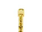 Baguette Yellow Sapphire Pavé Band in Yellow gold with Bar Setting_5