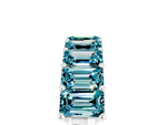 Emerald Cut Blue Topaz Eternity Band in Platinum with Prong Setting_5