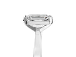 Emerald Cut Diamond Solitaire Engagement Ring in White gold with Prong Setting_29