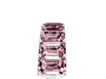 Emerald Cut Morganite Eternity Band in White gold with Prong Setting_5