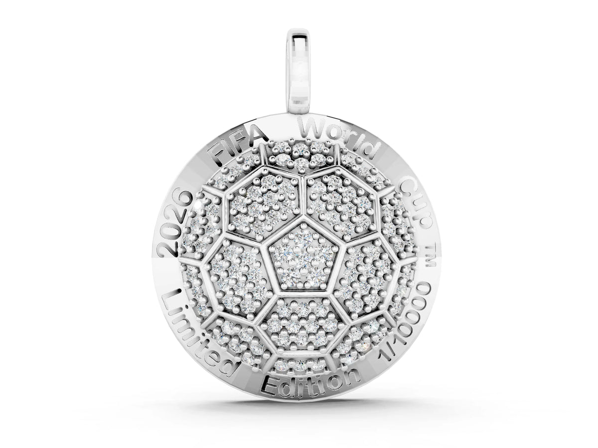 FIFA World Cup 2026™ Lab-Grown Diamond Soccer Pendant — Limited Edition (Only 10,000 Available)