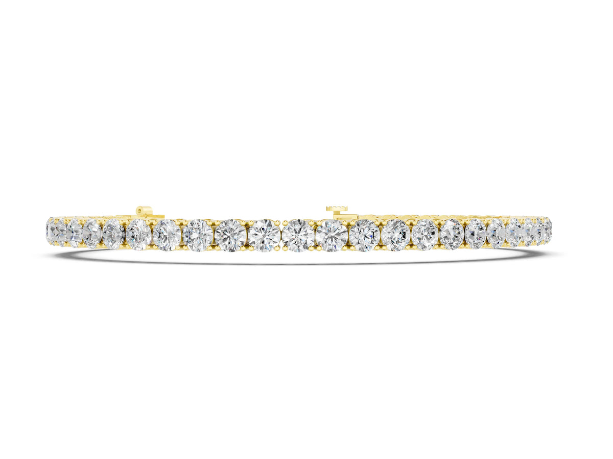 Four Prong Round Tennis Bracelet_8
