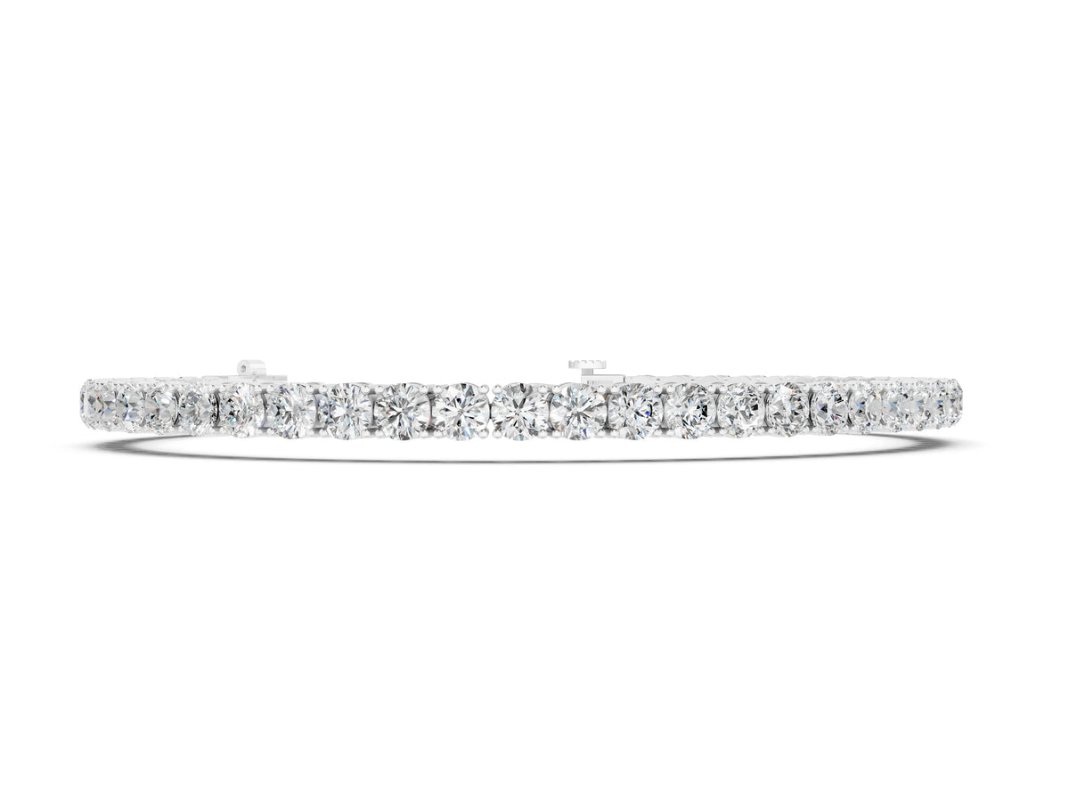 Four Prong Round Tennis Bracelet_8