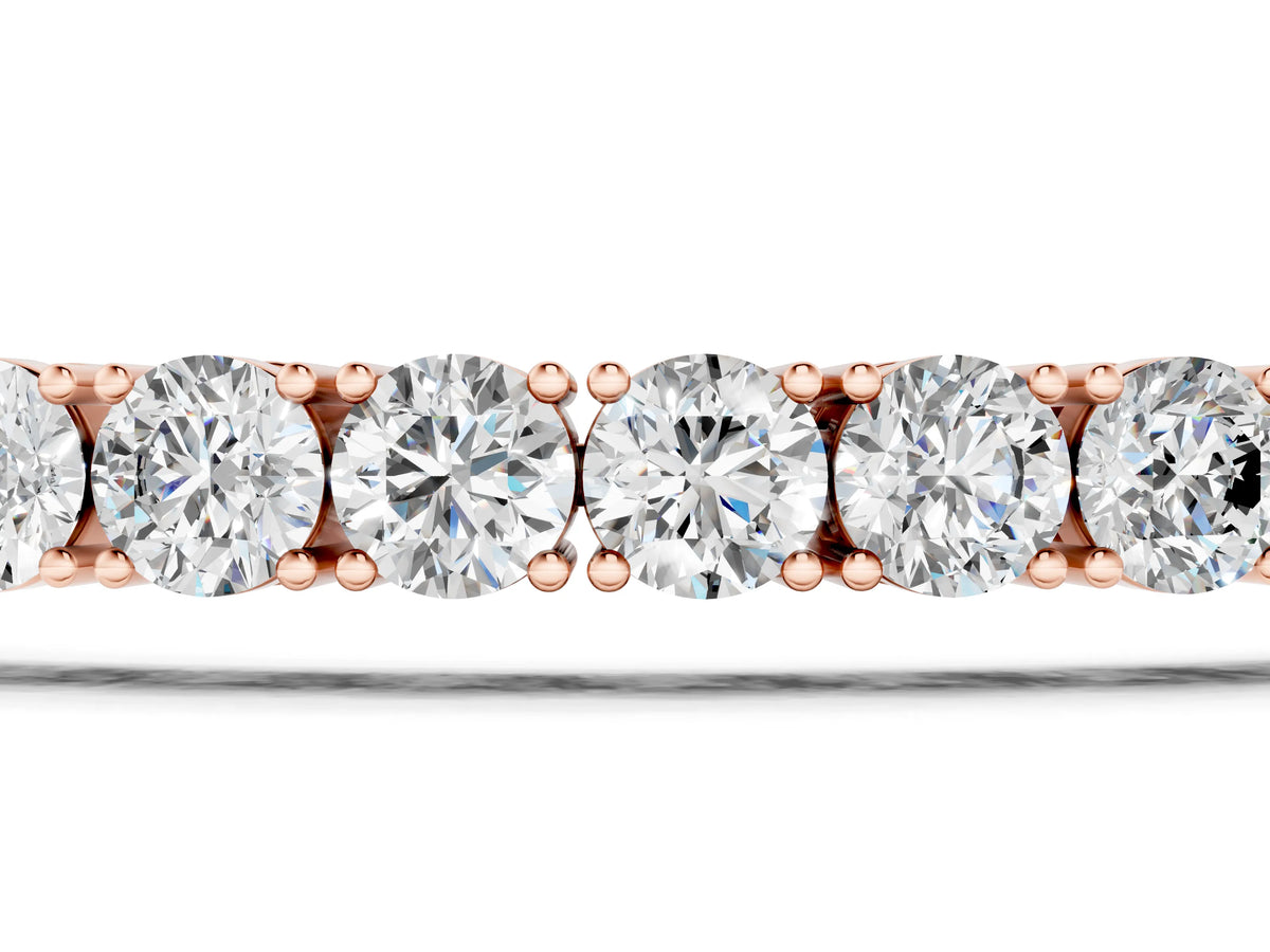 Four Prong Round Tennis Bracelet_9