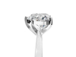 Heart Cut Diamond Solitaire Engagement Ring in White gold with Prong Setting_17