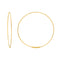 40mm Endless Wire Gold Hoop Earrings