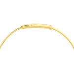 25mm Endless Wire Gold Hoop Earrings