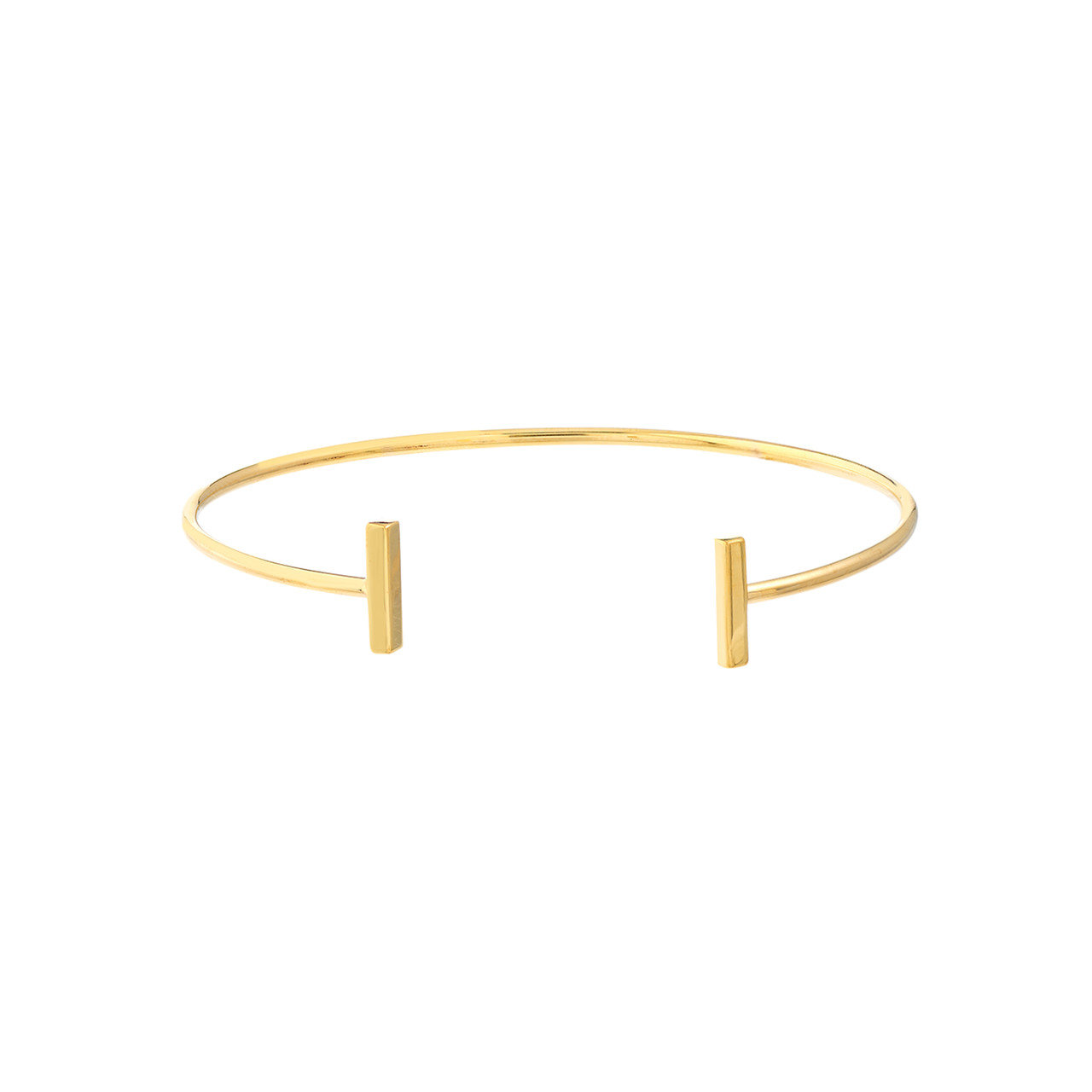 Staple Bar Gold Cuff Bangle