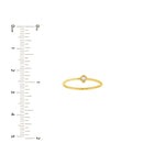 1/20ct Pear-Shaped Diamond Bezel Ring