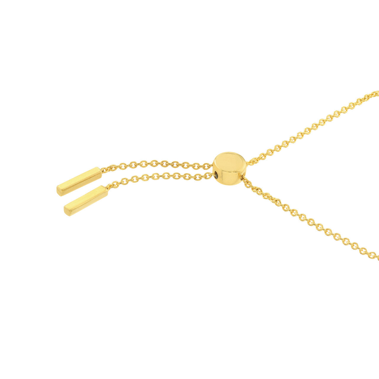 Raised 3pt Diamond Bolo Bracelet