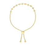 Circle and Star 1/8ct Diamond Bolo Bracelet