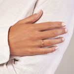 1/10ct Baguette Diamond Bezel Ring