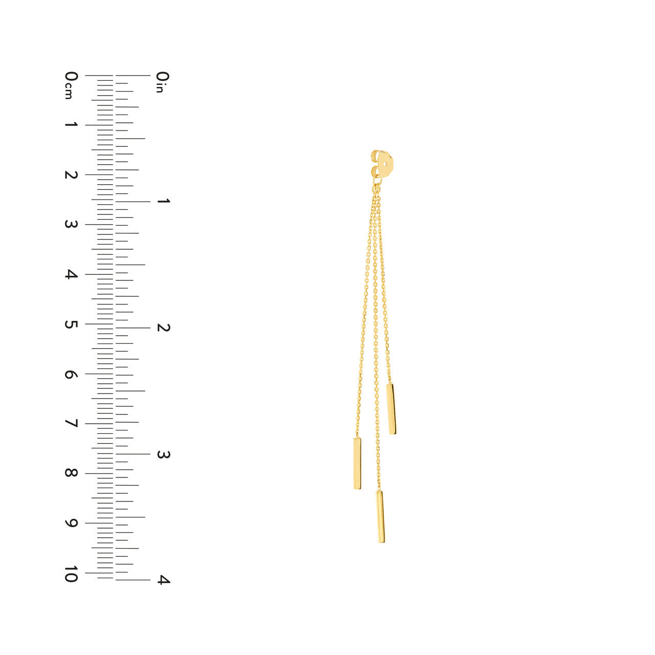 Cable Chain and Spear Earring Extensions