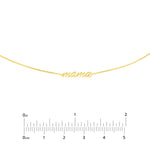Script Mama Adjustable Choker