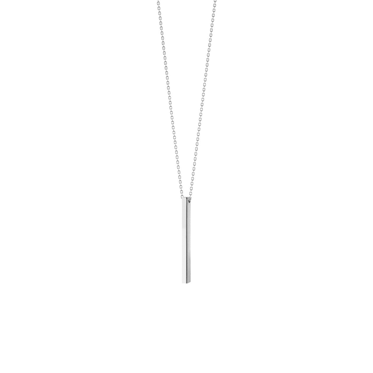 Engravable Cube Adjustable Necklace