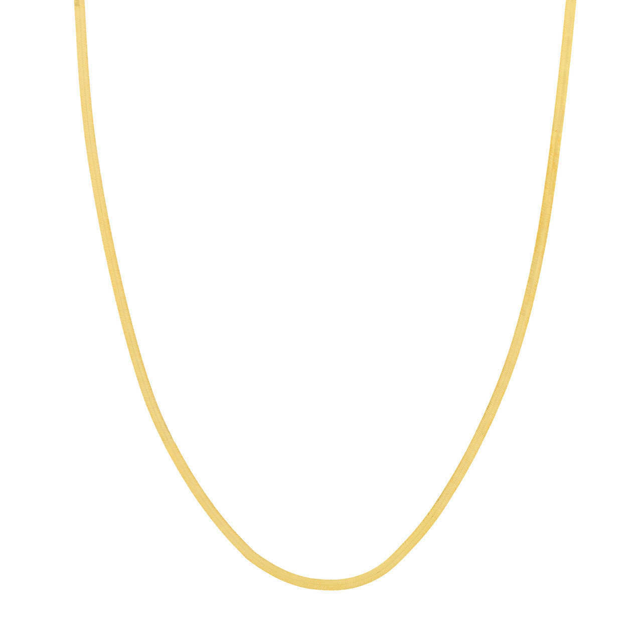 2.7mm Herringbone Chain with Lobster Lock