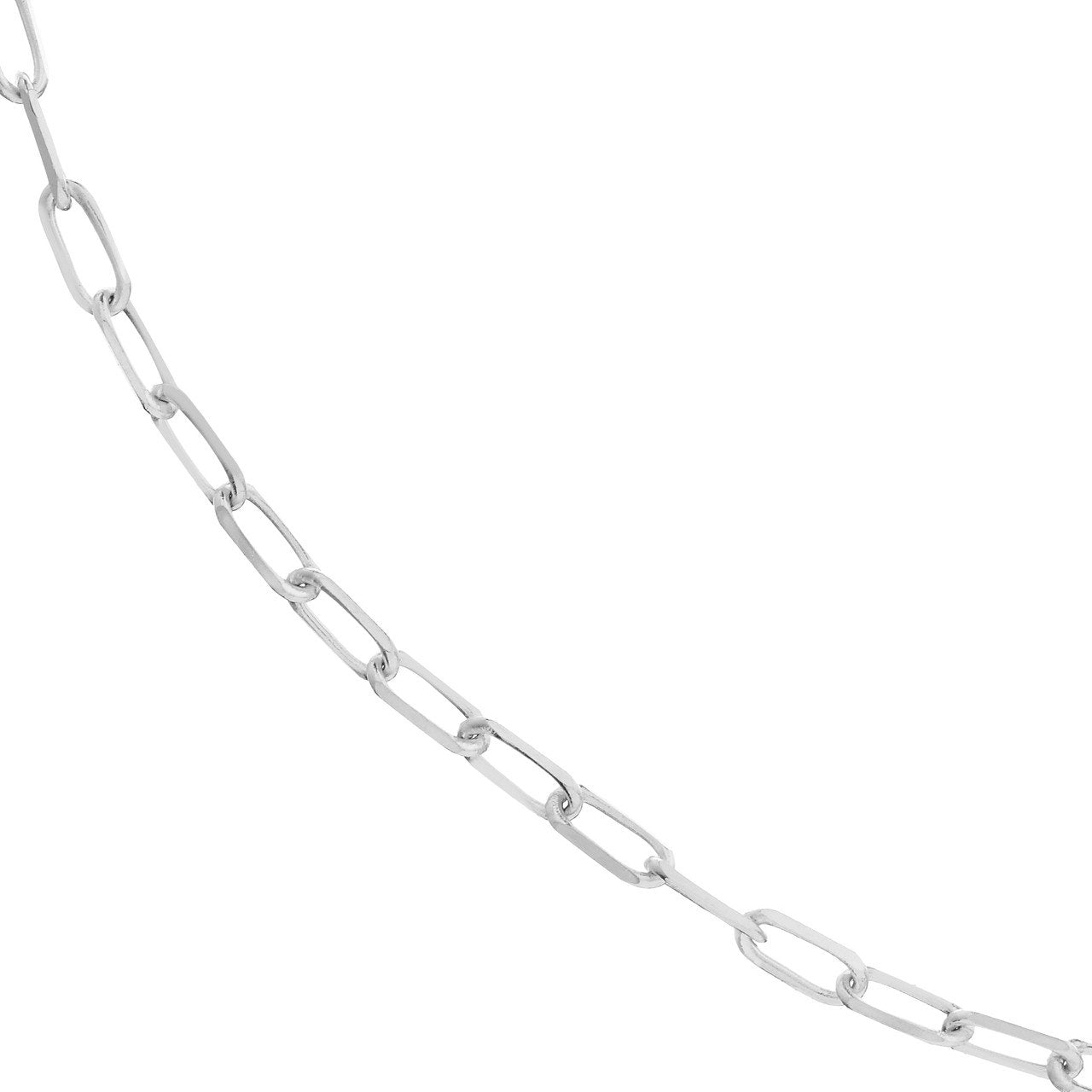 1.95mm D/C Paperclip Chain with Lobster Lock