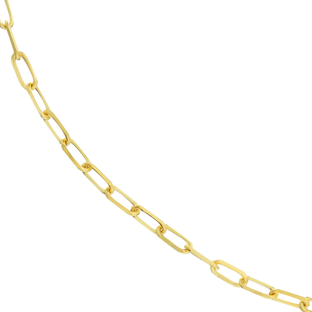 1.95mm D/C Paperclip Chain with Lobster Lock