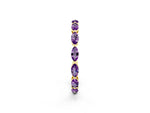 Marquise Amethyst Eternity Band in Yellow gold with U-Prong Setting_2