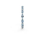 Marquise Aquamarine Eternity Band in Platinum with U-Prong Setting_2