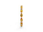 Marquise Citrine Eternity Band in Platinum with U-Prong Setting_2