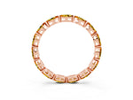 Marquise Citrine Eternity Band in Rose gold with U-Prong Setting_3