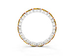Marquise Citrine Eternity Band in Silver with U-Prong Setting_3