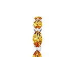 Marquise Citrine Eternity Band in White gold with U-Prong Setting_5