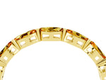 Marquise Citrine Eternity Band in Yellow gold with U-Prong Setting_4