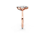 Marquise Cut Diamond Solitaire Engagement Ring in Rose gold with Prong Setting_14