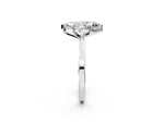 Marquise Cut Diamond Solitaire Engagement Ring in White gold with Prong Setting_14