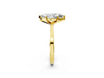 Marquise Cut Diamond Solitaire Engagement Ring in Yellow gold with Prong Setting_14