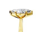 Marquise Cut Diamond Solitaire Engagement Ring in Yellow gold with Prong Setting_17