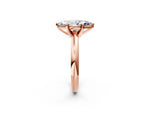 Marquise Cut Diamond Solitaire Ring in Rose gold with Prong Setting and Rounded Band_20