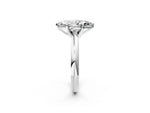 Marquise Cut Diamond Solitaire Ring in White gold with Prong Setting and Rounded Band_20