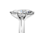 Marquise Cut Diamond Solitaire Ring in White gold with Prong Setting and Rounded Band_23