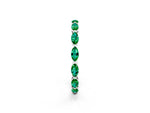 Marquise Emerald Eternity Band in Platinum with U-Prong Setting_2